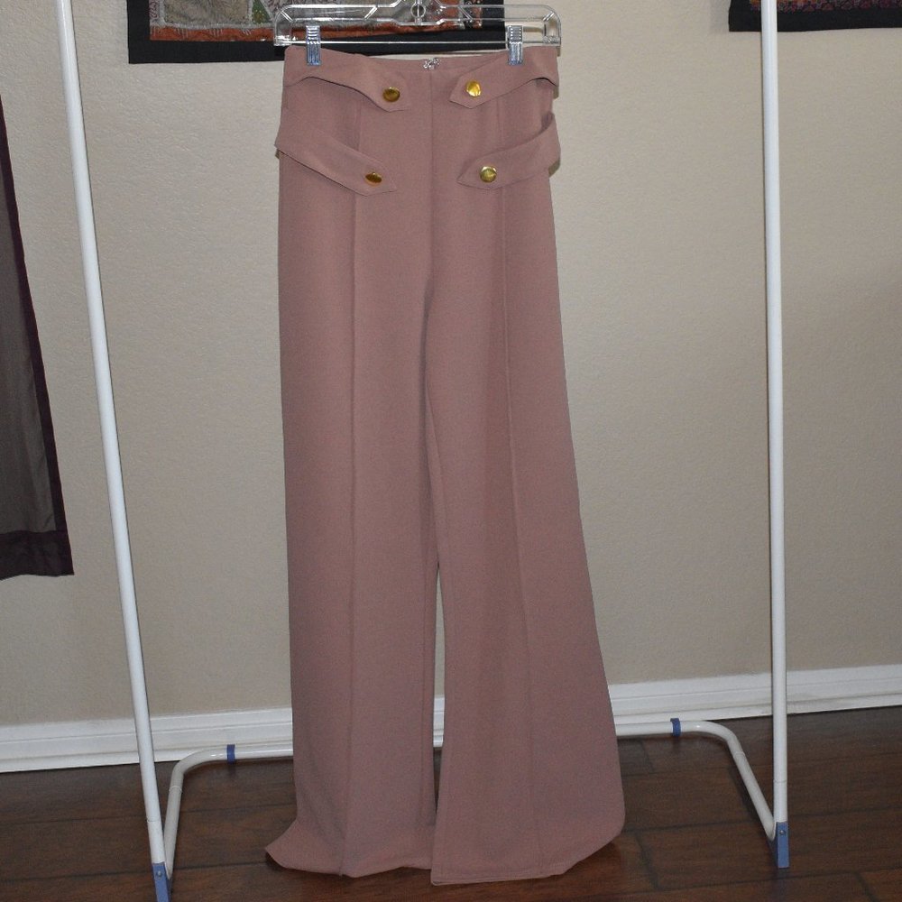 NWOT!! Lovesong Long Taupe Pants (Size L)